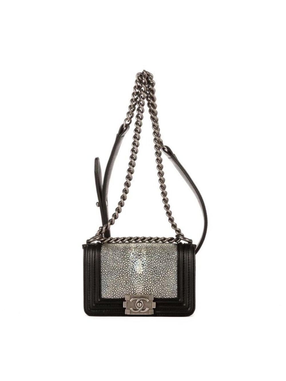 Chanel Unique Piece Boy Garusha Black Skin
